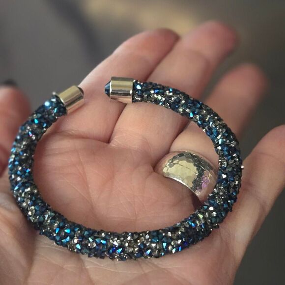 Swarovski Women's Blue and Silver Jewellery - Picture 4 of 5